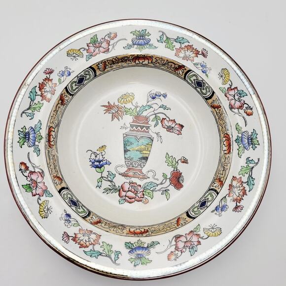 Set of 5 Brownfield & Sons Trademark Soup Plates Ironstone Antique Number 115 - Picture 6 of 16